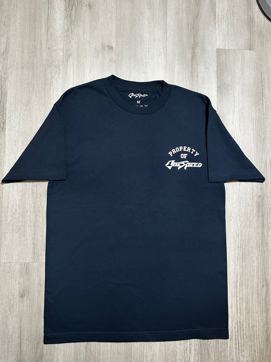 Property of OneSpeed Tee - Navy